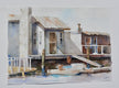 Original art for sale at UGallery.com | A Quiet Place by Thomas Hoerber | $900 | watercolor painting | 15' h x 20.5' w | thumbnail 3