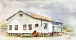 Original art for sale at UGallery.com | Camarillo History by Thomas Hoerber | $975 | watercolor painting | 14' h x 26' w | thumbnail 1