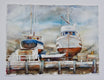 Original art for sale at UGallery.com | Live Bait by Thomas Hoerber | $1,600 | watercolor painting | 22.5' h x 30' w | thumbnail 3