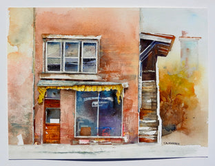 Old Barber Shop by Thomas Hoerber |  Context View of Artwork 