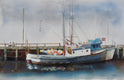 Original art for sale at UGallery.com | Reflections by Thomas Hoerber | $975 | watercolor painting | 16' h x 24.75' w | thumbnail 1