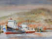 Original art for sale at UGallery.com | Seattle Color by Thomas Hoerber | $975 | watercolor painting | 14.25' h x 26.5' w | thumbnail 4