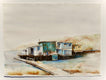 Original art for sale at UGallery.com | Some Vacancies by Thomas Hoerber | $1,600 | watercolor painting | 22.5' h x 30' w | thumbnail 3