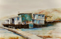 Original art for sale at UGallery.com | Some Vacancies by Thomas Hoerber | $1,600 | watercolor painting | 22.5' h x 30' w | thumbnail 4