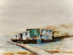 Original art for sale at UGallery.com | Some Vacancies by Thomas Hoerber | $1,600 | watercolor painting | 22.5' h x 30' w | thumbnail 1