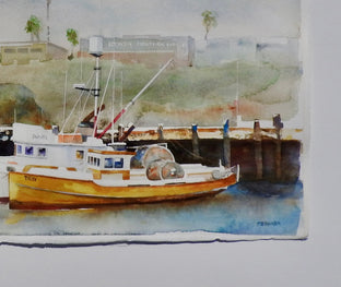 Three in San Pedro by Thomas Hoerber |  Side View of Artwork 