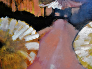 Original art for sale at UGallery.com | Three Parasols by Mary Pratt | $3,600 | oil painting | 48' h x 48' w | photo 4