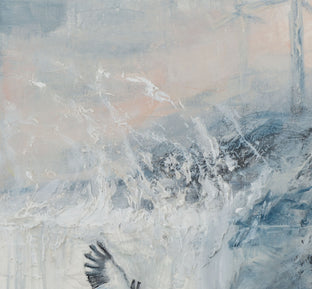 Original art for sale at UGallery.com | Through the Storm by Carole Moore | $1,775 | mixed media artwork | 18' h x 38' w | photo 4