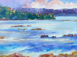 Original art for sale at UGallery.com | Tide Coming In by Teresa Smith | $550 | oil painting | 12' h x 16' w | photo 1