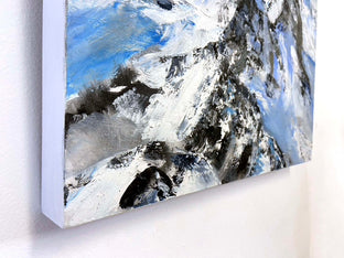 Original art for sale at UGallery.com | Cascading Ridge by Tiffany Blaise | $575 | mixed media artwork | 12' h x 16' w | photo 2