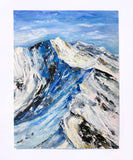 Original art for sale at UGallery.com | Glacier Ascent by Tiffany Blaise | $475 | mixed media artwork | 16' h x 12' w | thumbnail 3