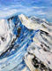 Original art for sale at UGallery.com | Glacier Ascent by Tiffany Blaise | $475 | mixed media artwork | 16' h x 12' w | thumbnail 1