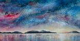 Original art for sale at UGallery.com | Starlight by Tiffany Blaise | $4,550 | mixed media artwork | 30' h x 60' w | thumbnail 1
