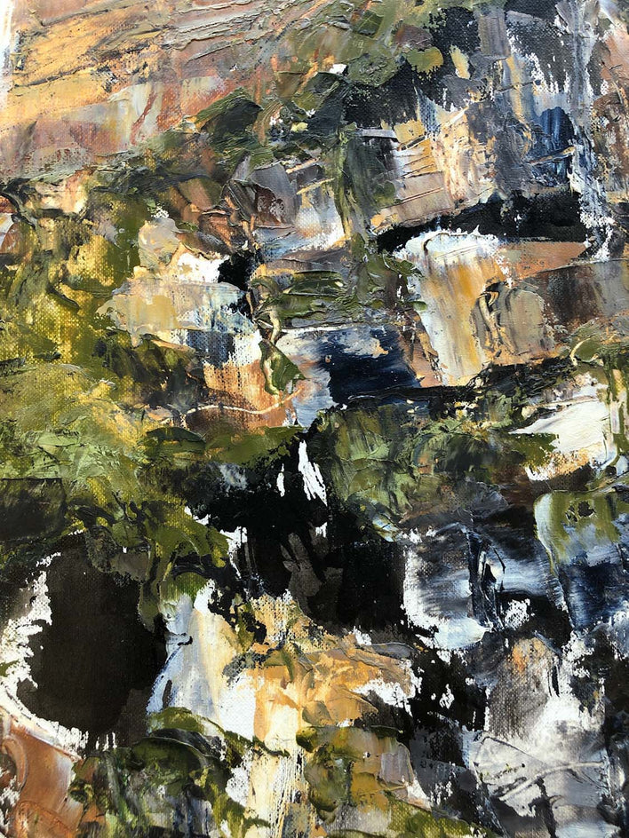 The Lookout by Tiffany Blaise |  Closeup View of Artwork 