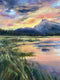Original art for sale at UGallery.com | At Dusk by Tiffany Blaise | $950 | mixed media artwork | 24' h x 18' w | thumbnail 4