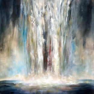 Original art for sale at UGallery.com | Dreaming Falls by Tiffany Blaise | $2,350 | oil painting | 36' h x 36' w | photo 1