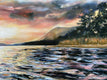 Original art for sale at UGallery.com | Sea of Wonder by Tiffany Blaise | $4,250 | oil painting | 36' h x 48' w | thumbnail 4