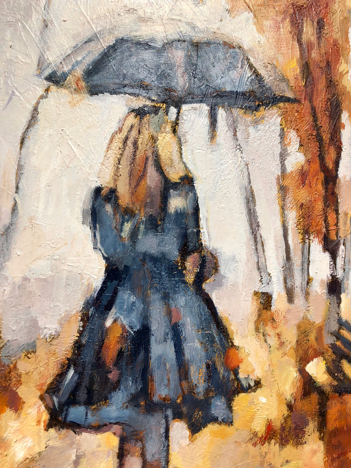 Time for Change by Nava Lundy |  Closeup View of Artwork 