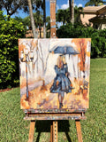 Original art for sale at UGallery.com | Time for Change by Nava Lundy | $1,250 | acrylic painting | 24' h x 24' w | thumbnail 3
