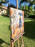 Original art for sale at UGallery.com | Time for Change by Nava Lundy | $1,250 | acrylic painting | 24' h x 24' w | thumbnail 2