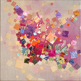 mixed media artwork by Tomo Mori titled Cradle