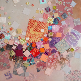 mixed media artwork by Tomo Mori titled Lullabies