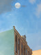 Original art for sale at UGallery.com | Tower, Rialto, Orpheum, Moon by Jesse Aldana | $4,775 | oil painting | 36' h x 72' w | thumbnail 4