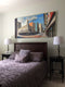 Original art for sale at UGallery.com | Tower, Rialto, Orpheum, Moon by Jesse Aldana | $4,775 | oil painting | 36' h x 72' w | thumbnail 3