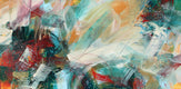 Original art for sale at UGallery.com | Traloolah by Courtney Jacobs | $575 | acrylic painting | 12' h x 24' w | thumbnail 1