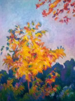 Original art for sale at UGallery.com | Small Tree by Naoko Tadotsu | $1,675 | oil painting | 40' h x 30' w | photo 1