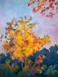 Original art for sale at UGallery.com | Small Tree by Naoko Tadotsu | $1,675 | oil painting | 40' h x 30' w | thumbnail 1
