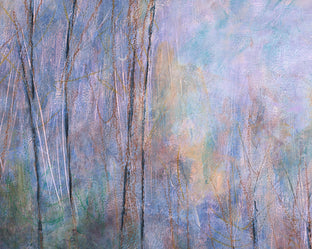 Original art for sale at UGallery.com | Trees In Winter by Valerie Berkely | $2,400 | oil painting | 36' h x 48' w | photo 4