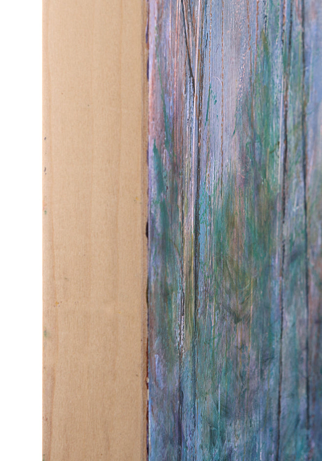 Trees In Winter by Valerie Berkely |  Side View of Artwork 