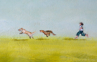 Original art for sale at UGallery.com | Trio by Sally Adams | $2,450 | acrylic painting | 36' h x 60' w | photo 4