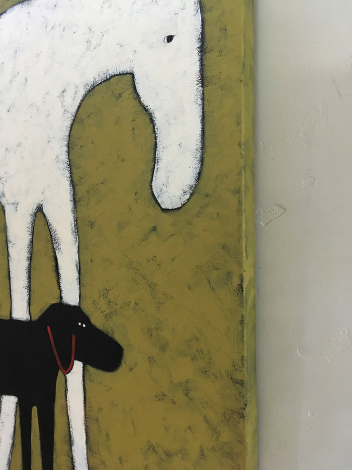 Trio by Jaime Ellsworth |  Side View of Artwork 