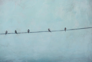 Original art for sale at UGallery.com | Turquoise Sky by Sally Adams | $700 | acrylic painting | 20' h x 30' w | photo 4