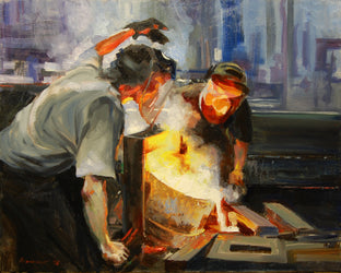 Guiding the Pour by Onelio Marrero |  Artwork Main Image 