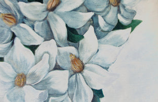 Magnolia by Agnieszka Potrzebnicka |   Closeup View of Artwork 