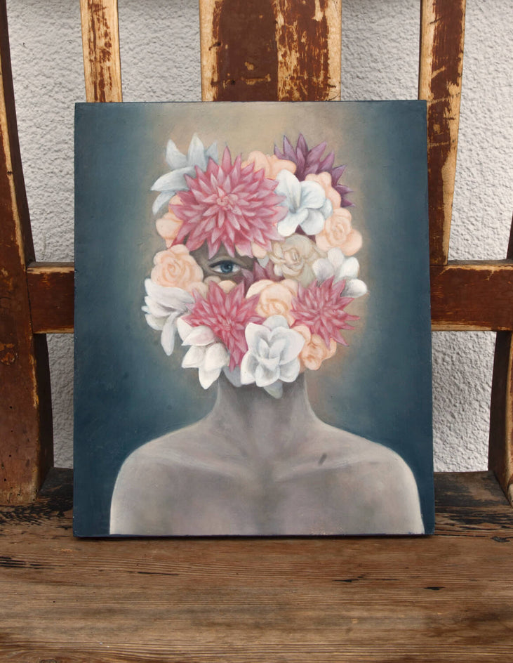 Dahlia by Agnieszka Potrzebnicka |  Context View of Artwork 