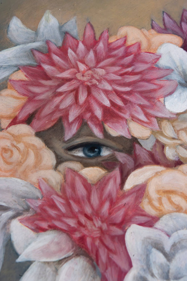 Dahlia by Agnieszka Potrzebnicka |  Closeup View of Artwork 