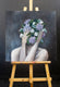 Original art for sale at UGallery.com | Vitalba II by Agnieszka Potrzebnicka | $1,350 | oil painting | 26' h x 26' w | thumbnail 3
