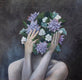 Original art for sale at UGallery.com | Vitalba II by Agnieszka Potrzebnicka | $1,350 | oil painting | 26' h x 26' w | thumbnail 1