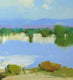 Original art for sale at UGallery.com | Lake View by Vahe Yeremyan | $1,175 | oil painting | 21' h x 30' w | thumbnail 3