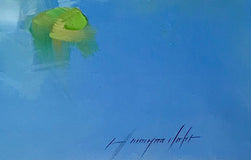 Original art for sale at UGallery.com | Lilies Pond by Vahe Yeremyan | $1,175 | oil painting | 30' h x 21' w | thumbnail 3
