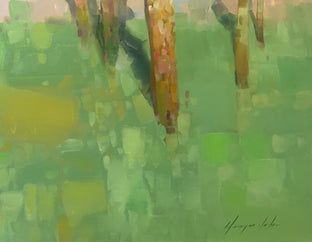 Autumn Trees by Vahe Yeremyan |   Closeup View of Artwork 