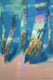 Original art for sale at UGallery.com | Trees in Cobalt by Vahe Yeremyan | $2,600 | oil painting | 45' h x 30' w | thumbnail 3