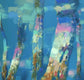 Original art for sale at UGallery.com | Trees in Cobalt by Vahe Yeremyan | $2,600 | oil painting | 45' h x 30' w | thumbnail 1