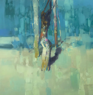 Moon Trees by Vahe Yeremyan |  Side View of Artwork 