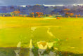 Original art for sale at UGallery.com | Yellow Harvest by Vahe Yeremyan | $1,425 | oil painting | 30' h x 45' w | thumbnail 1