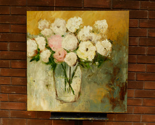 Original art for sale at UGallery.com | Melodies by Judy Mackey | $2,225 | oil painting | 36' h x 36' w | photo 3